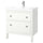 HEMNES / ORRSJÖN wash-stnd w drawers/wash-basin, white, 82x49x89 cm