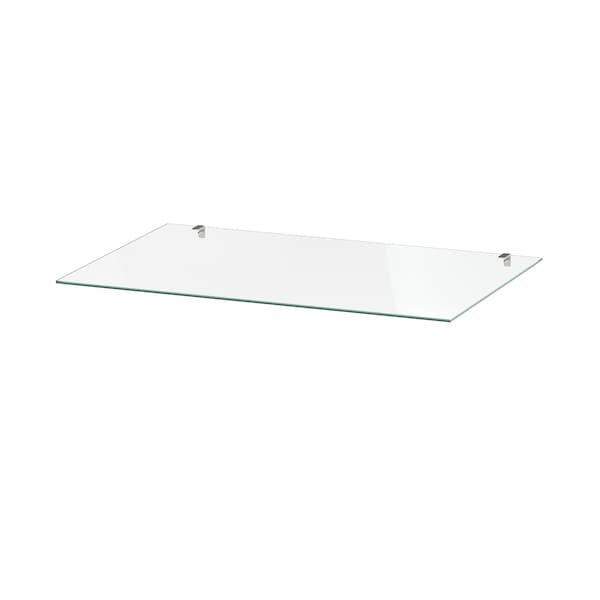 HEMNES - Glass top, transparent, 54x38 cm