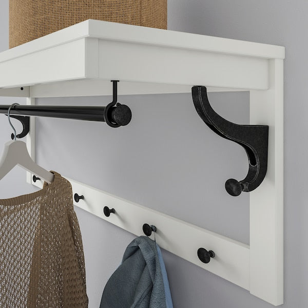 HEMNES - Hat rack, white, 85 cm