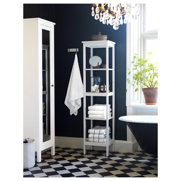 HEMNES shelving unit, white, 42x172 cm