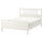 HEMNES bed frame, white stain, 140x200 cm