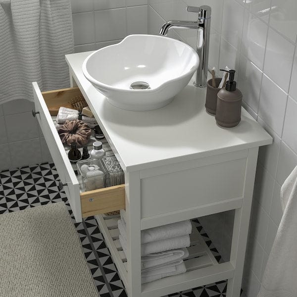 Ikea HEMNES / VÄSTERSJÖN - Cabinet lav gi/casset/lavab/miscel, white,82x48x90 cm