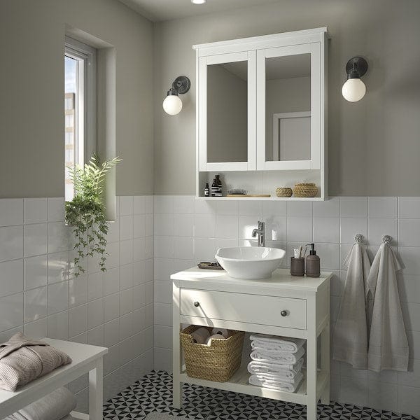Ikea HEMNES / VÄSTERSJÖN - Cabinet lav gi/casset/lavab/miscel, white,82x48x90 cm
