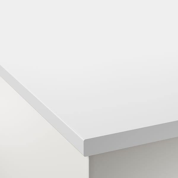 HEMTRÄSK countertop, white/laminate, 206x63.5 cm