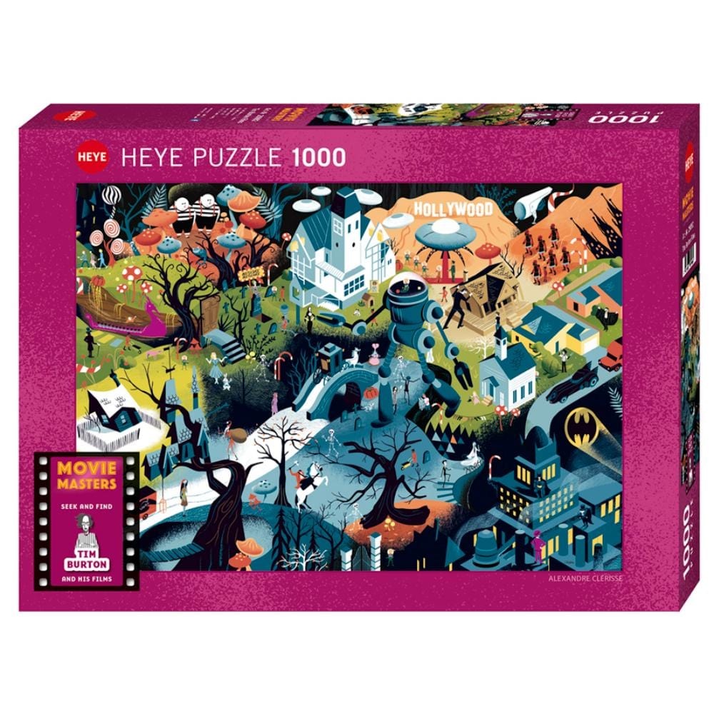 Toys Puzzle 1000 pz - Tim Burton Films, Movie Masters