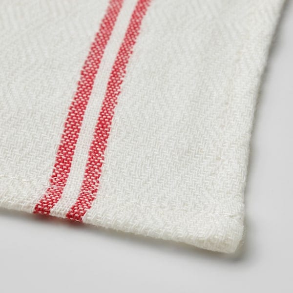 Ikea HILDEGUN - Tea towel, red, 45x60 cm