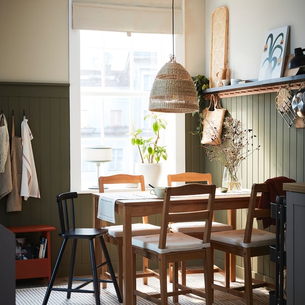 HILDEGUN tea towel, red, 45x60 cm