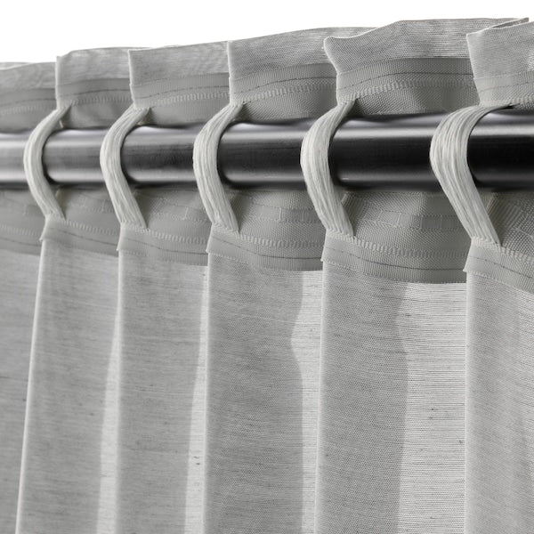 HILJA Curtains, 1 pair - gray 145x300 cm , 145x300 cm