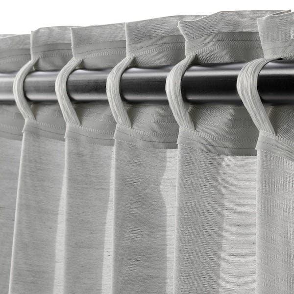 Ikea HILJA Curtains, 1 pair - gray 145x300 cm , 145x300 cm