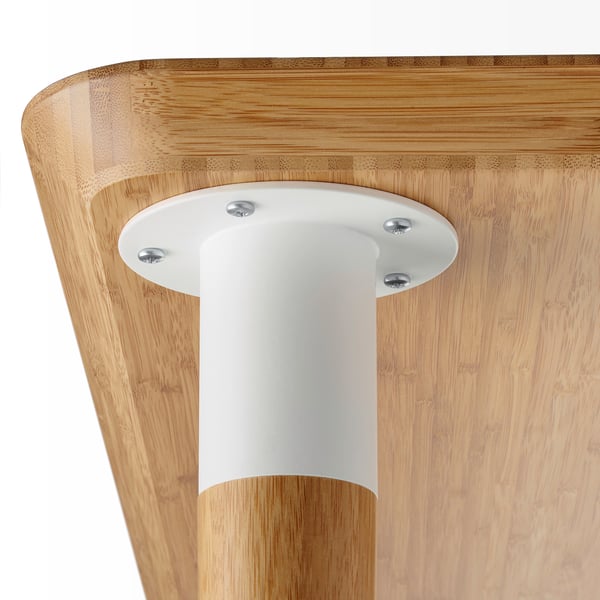 HILVER leg cone-shaped, bamboo, 70 cm