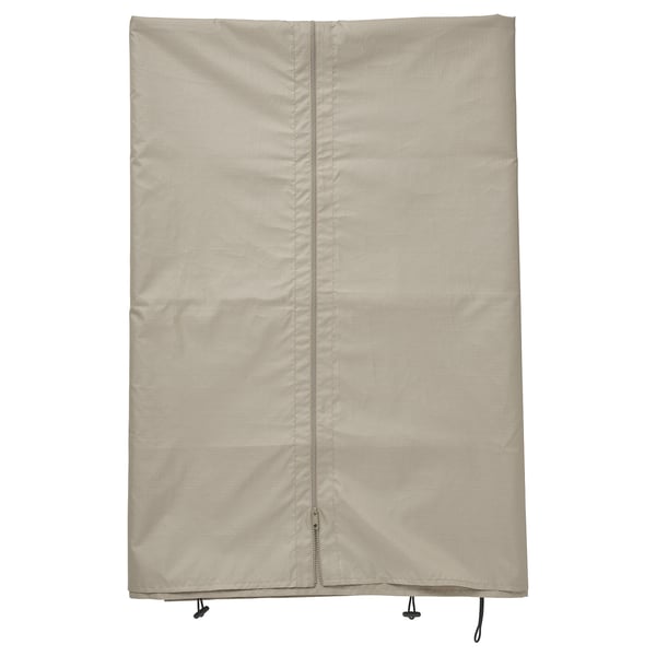 HIMMELSÖ curtain for gazebo, grey-beige, 300x190 cm, 4 pack