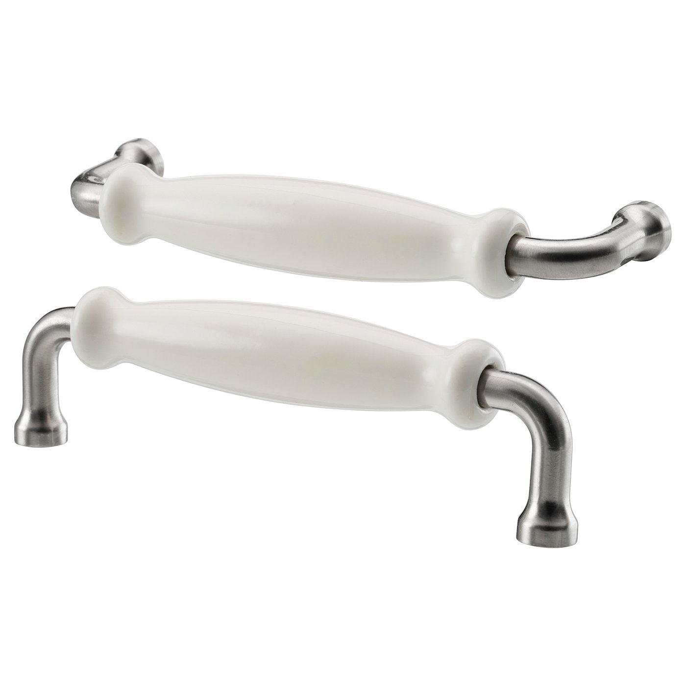 HISHULT Handle, Porcelain White, 140 mm (2-pack)