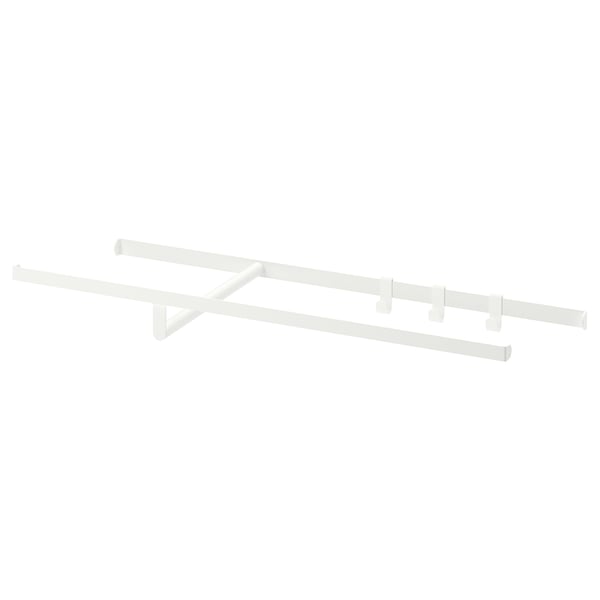 HJÄLPA clothes rail, white, 80x40 cm