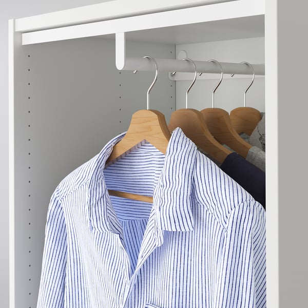 HJÄLPA clothes rail, white, 60x40 cm