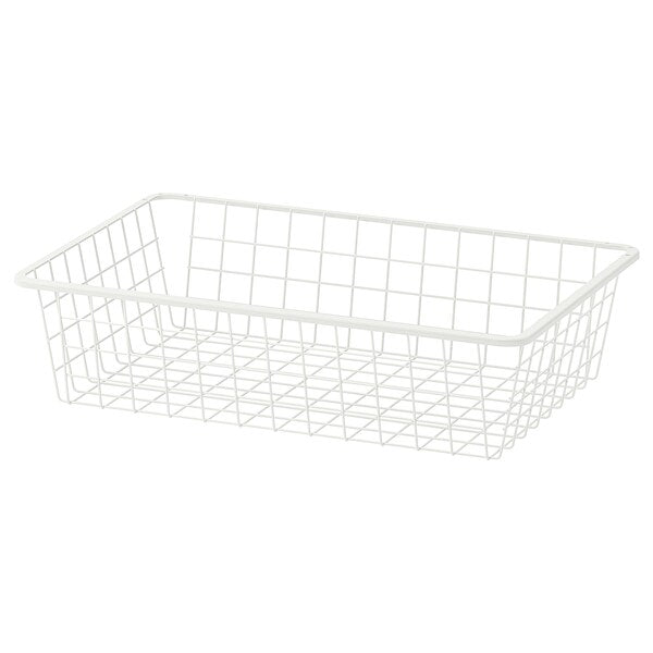 HJÄLPA - Sliding basket, white, 60x40 cm