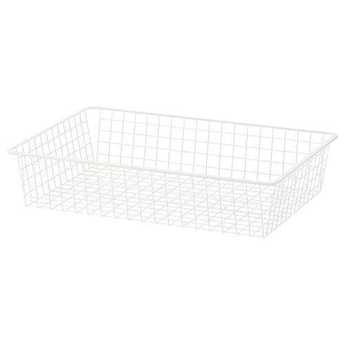 HJÄLPA - Sliding basket, white, 80x55 cm