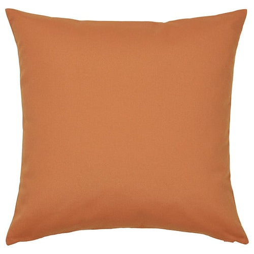 HJÄRTERÖ - Pillow cover, bright orange outdoor/indoor,50x50 cm