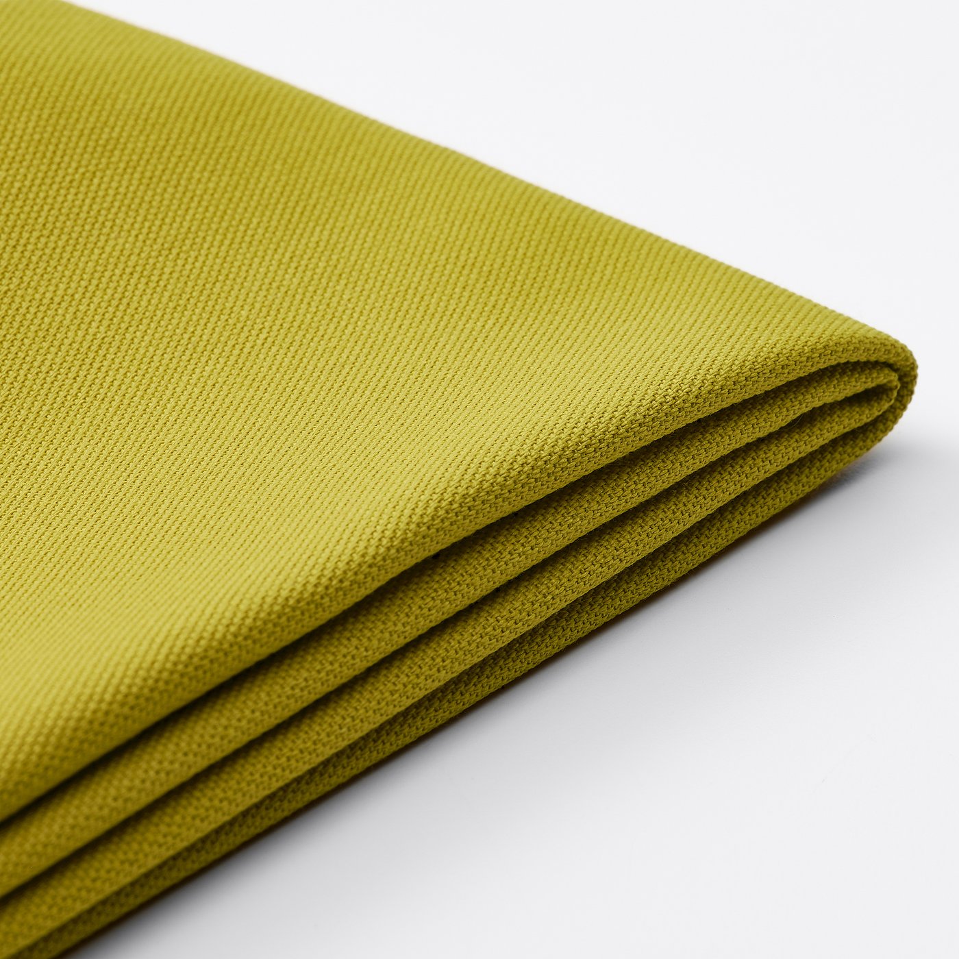 HJÄRTERÖ cushion cover, yellow-green outdoor/indoor, 50x50 cm