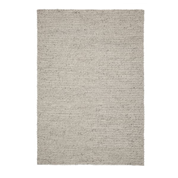 HJORTSVANG rug, handmade/off-white