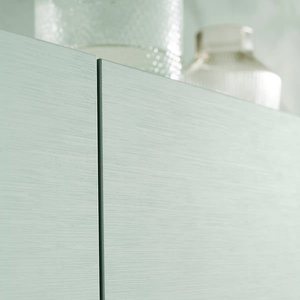 HJORTVIKEN door/drawer front, pale grey-green, 60x38 cm