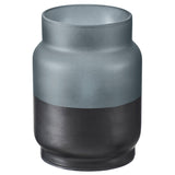 HJULMÖJA LED table decoration, glass/battery-operated greyish-black, 80 mm