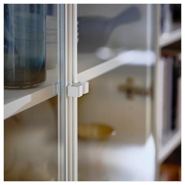Ikea HÖGBO - Glass door, white, 40x192 cm