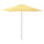 HÖGÖN parasol, off-white bright yellow/striped, 38 mm