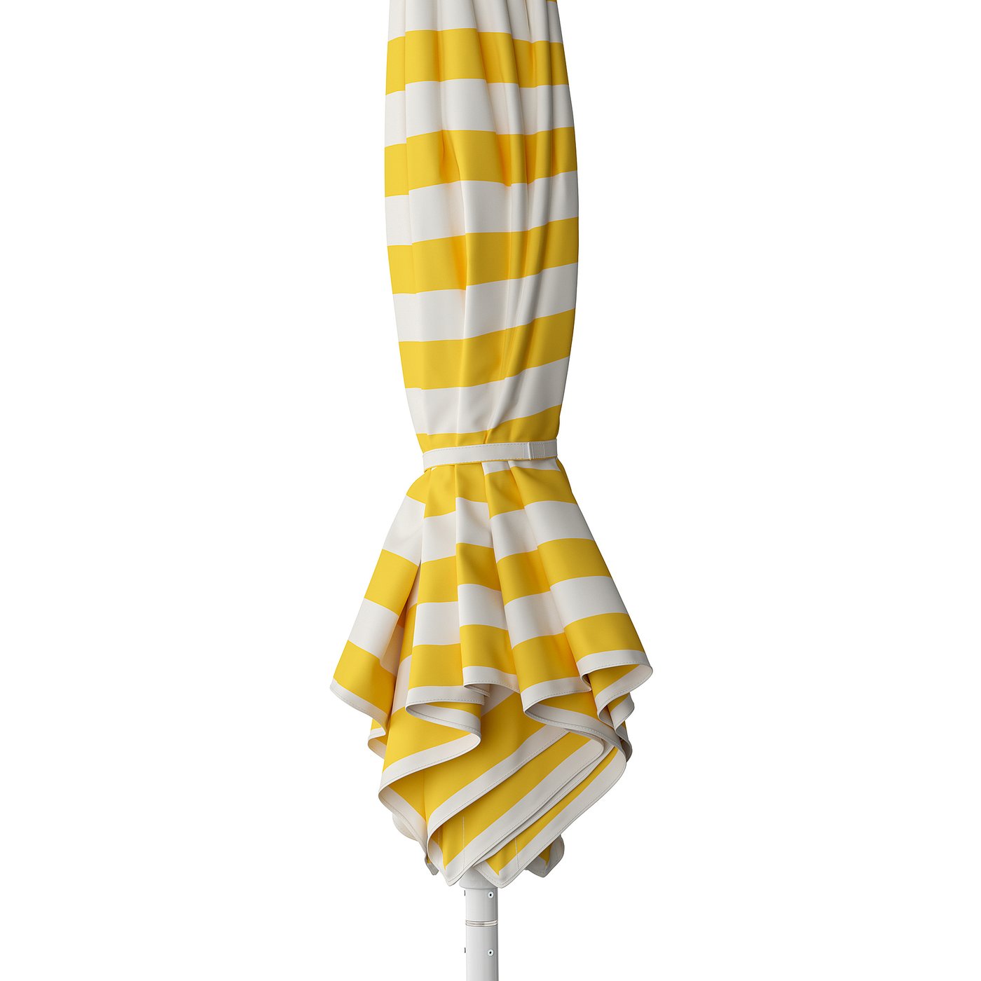 HÖGÖN parasol, off-white bright yellow/striped, 270 cm