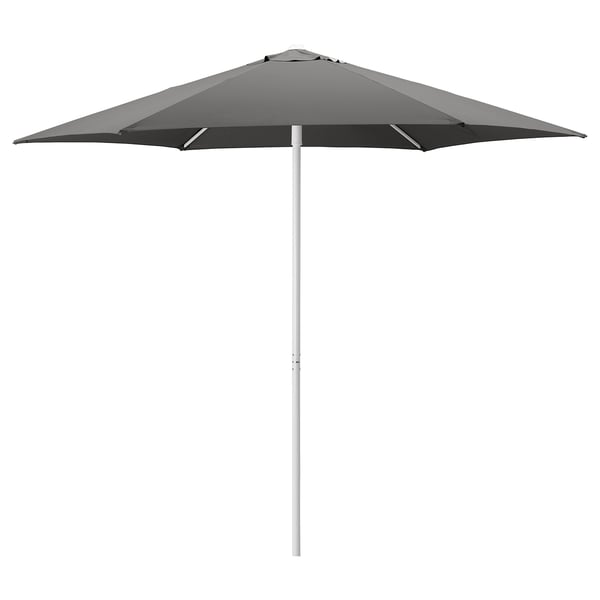 HÖGÖN - HÖGÖN Parasol, grey, 270 cm