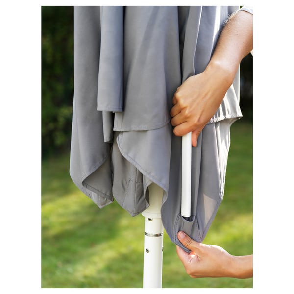 HÖGÖN parasol, grey, 270 cm