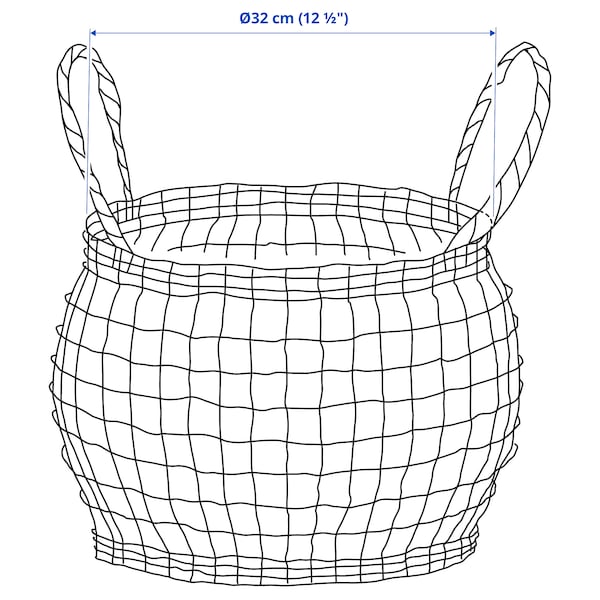 HÖKRUBBA - Basket, banana leaves