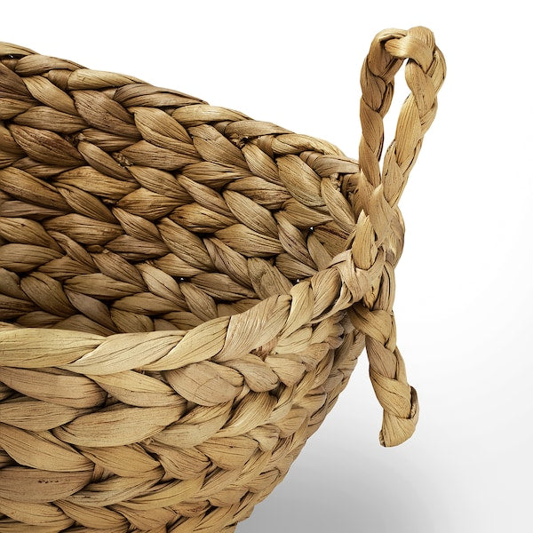 HÖKRUBBA - Basket, water hyacinth, 26x35x18 cm