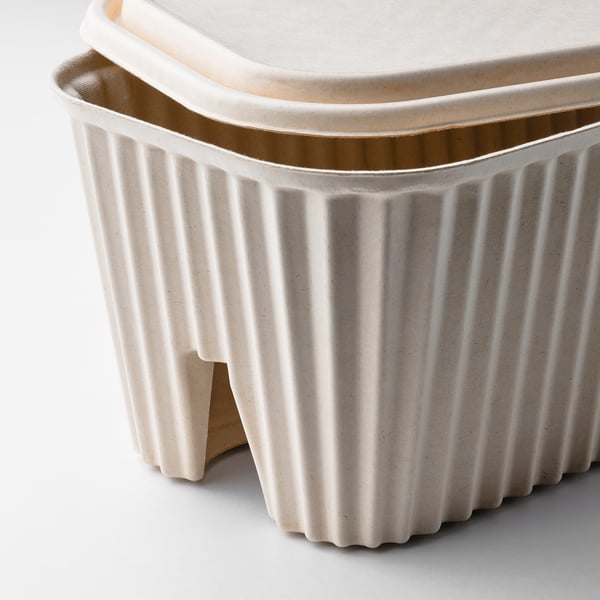 HÖNSNÄT - HÖNSNÄT Cable management box, natural, 38x18x14 cm