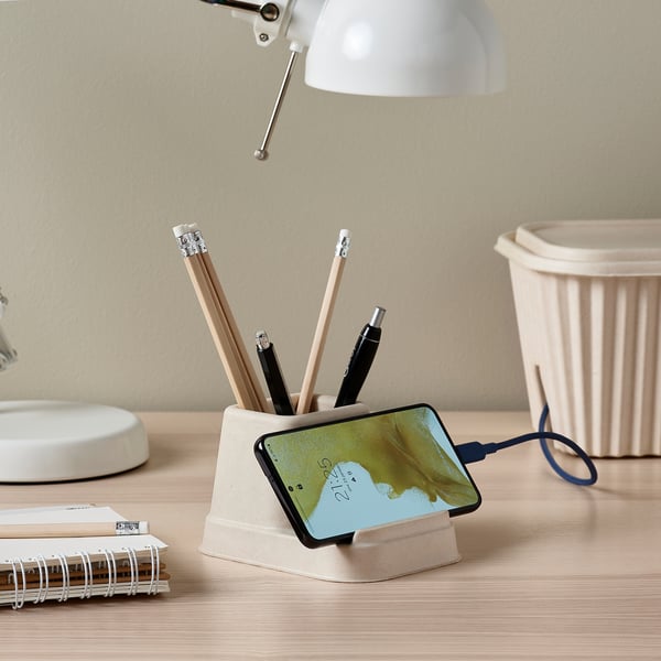 HÖNSNÄT - HÖNSNÄT Holder for mobile phone, natural