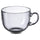 HÖSTAGILLE mug, light grey tempered glass, 50 cl