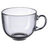 HÖSTAGILLE mug, light grey tempered glass, 50 cl