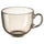 HÖSTAGILLE mug, light brown tempered glass, 50 cl