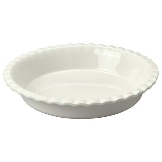 HÖSTAGILLE pie dish, off-white, 32 cm