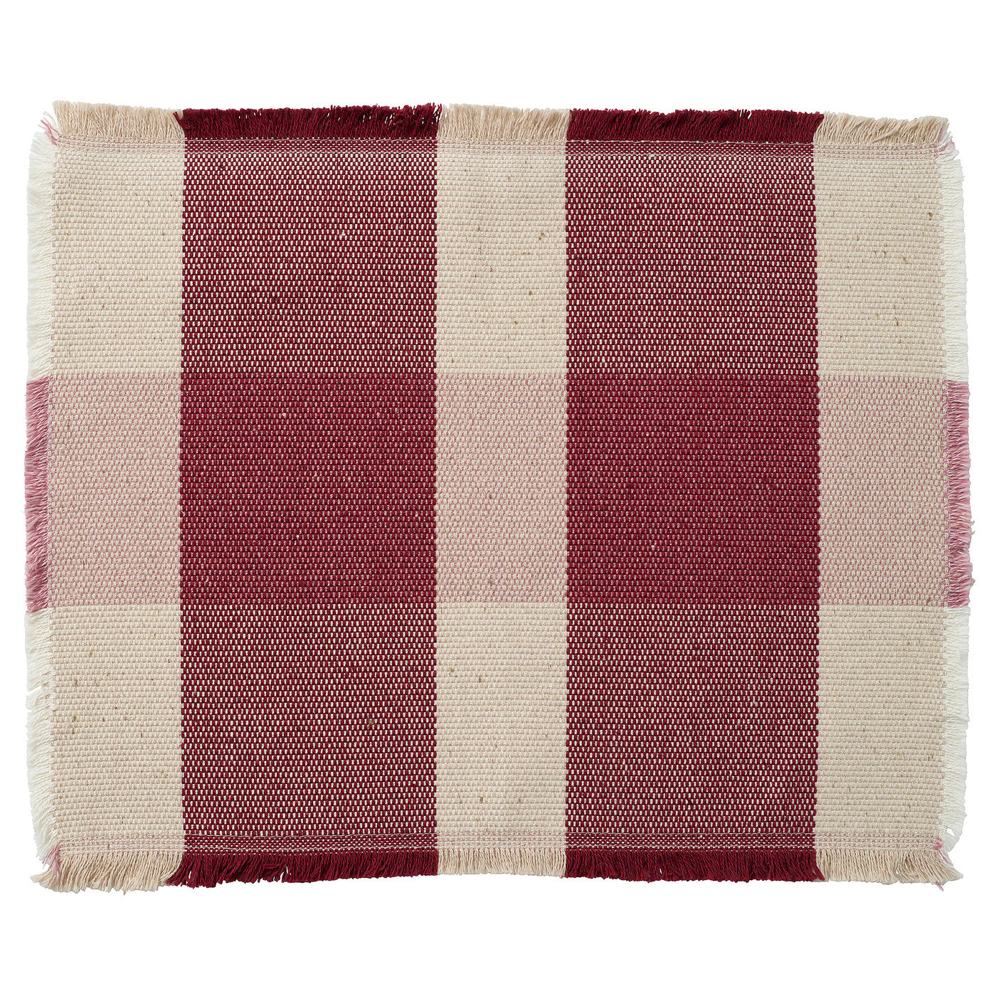 HÖSTAGILLE place mat, patterned/multicolour, 45x35 cm