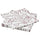 HÖSTAGILLE paper napkin, patterned/Flowers, 33x33 cm, 30 pack