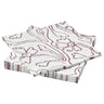 HÖSTAGILLE paper napkin, patterned/Flowers, 33x33 cm, 30 pack