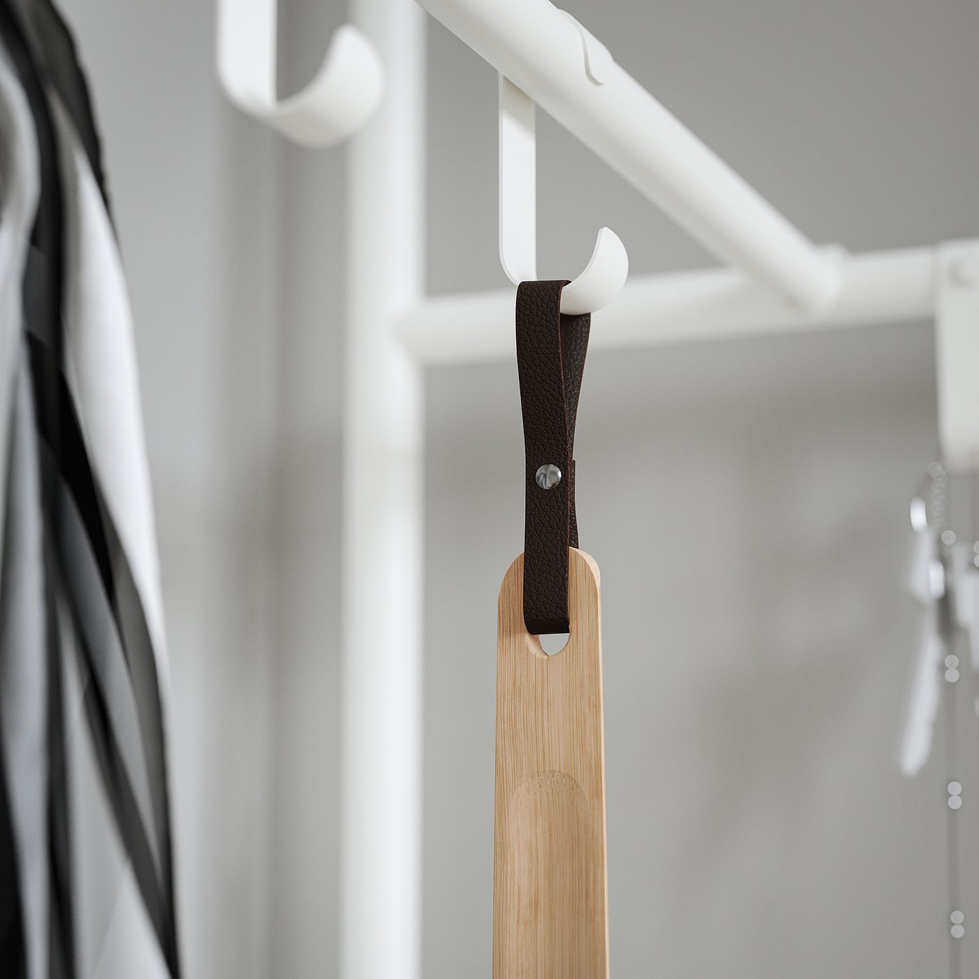 HÖSVANS shoehorn, bamboo, 40.0 cm