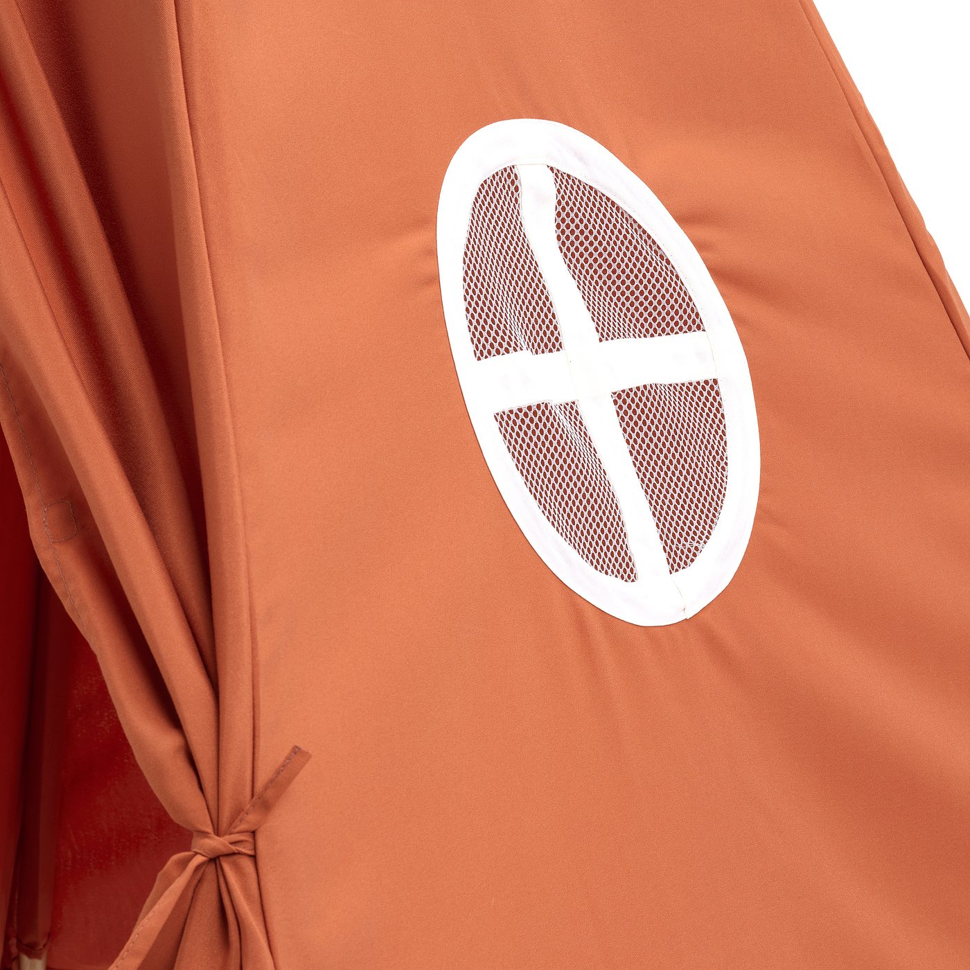 HÖVLIG children's tent, red-brown, 120x120 cm