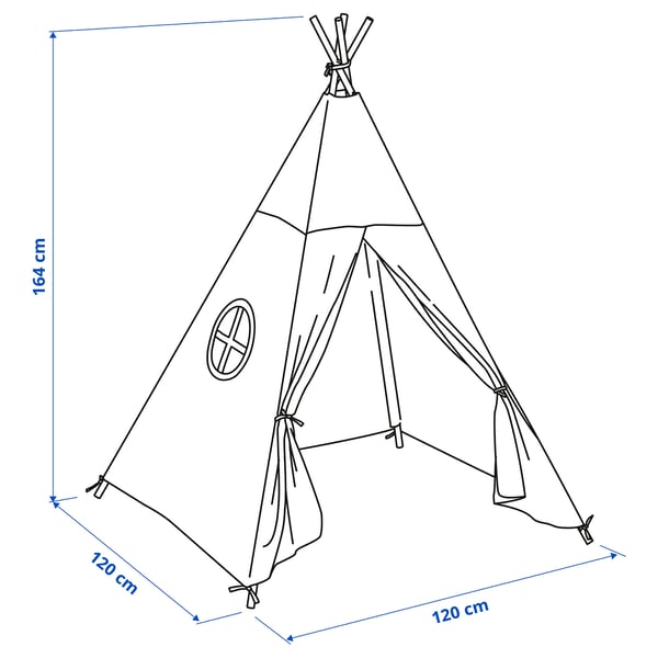HÖVLIG children's tent, 120x120 cm