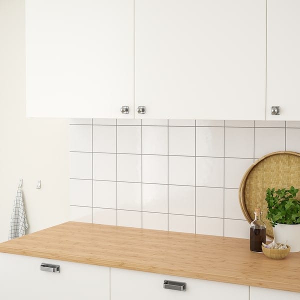 Ikea HOLMARED - Worktop, bamboo/veneer, 186x2.8 cm