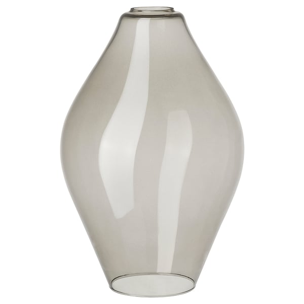 HOLMEJA pendant lamp shade, grey, 22 cm