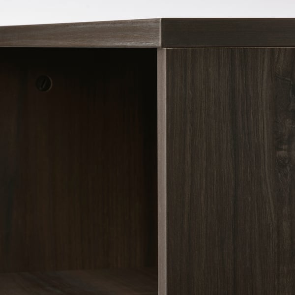 HOLMERUD coffee table, dark brown, 90x55 cm
