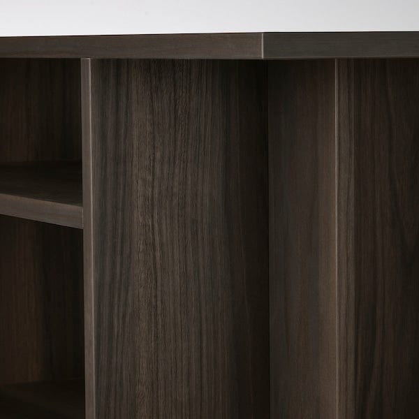 Ikea HOLMERUD - Side table, dark brown, 80x31 cm