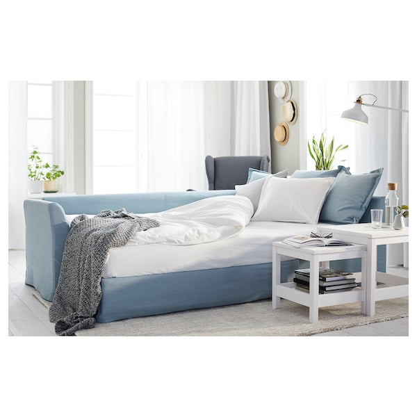 HOLMSUND Angular Sofa Bed - Blue Orrsta ,