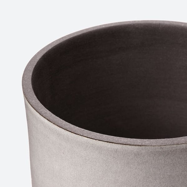 HONUNGSPALM - Plant pot, in/outdoor/grey/beige, 12 cm